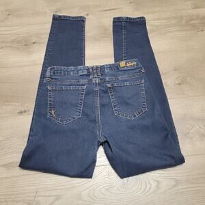 KUT From The Kloth Jeans Women 6 Blue Lucille Skinny Denim Stretch Distressed